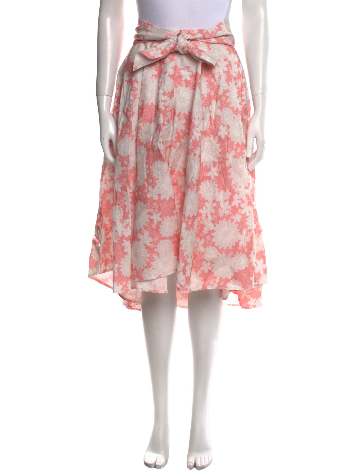 Miguelina Linen Midi Length Skirt