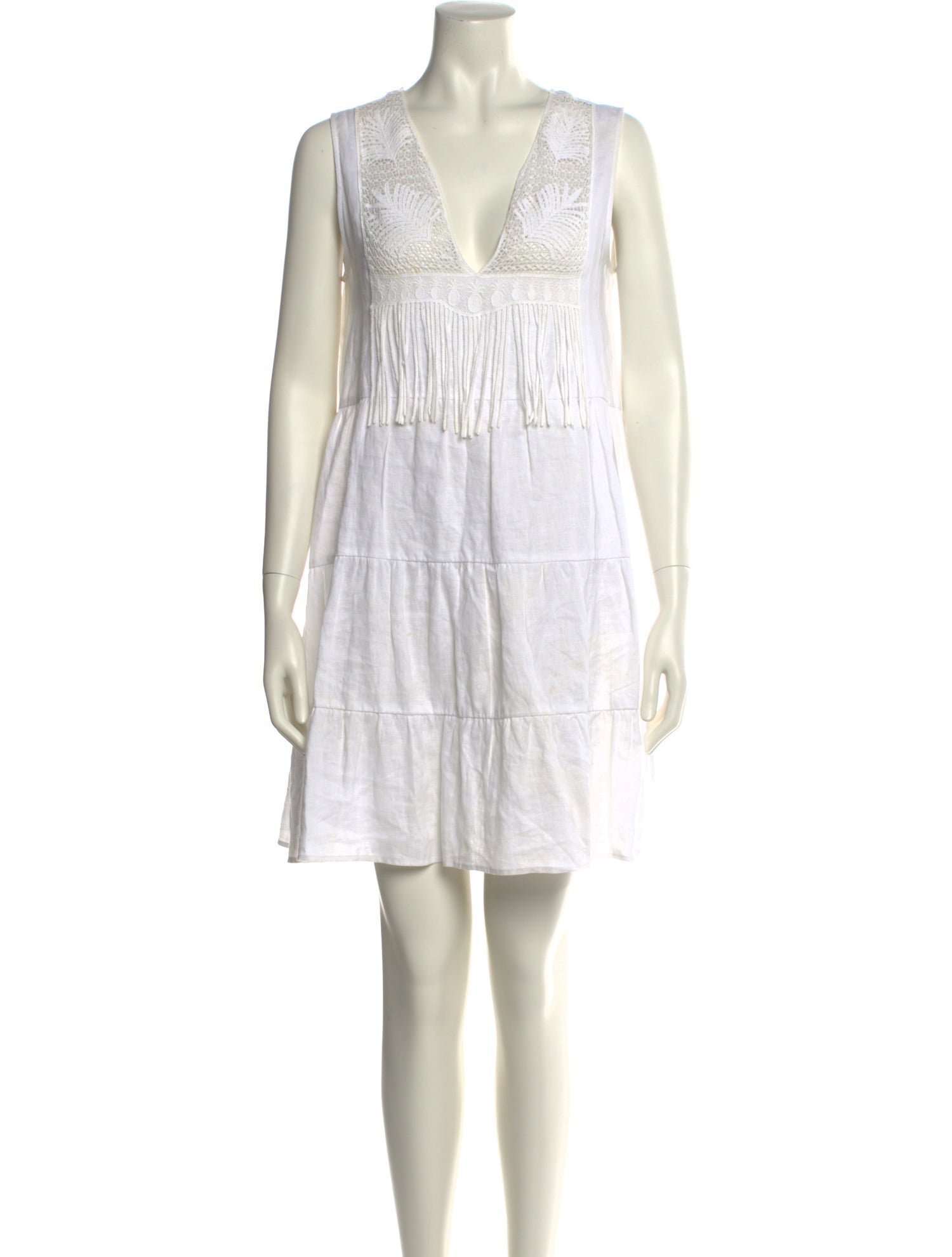 Miguelina Linen Mini Dress