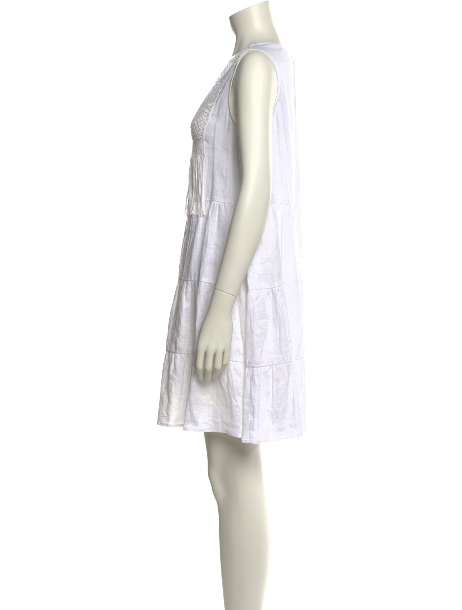 Miguelina Linen Mini Dress