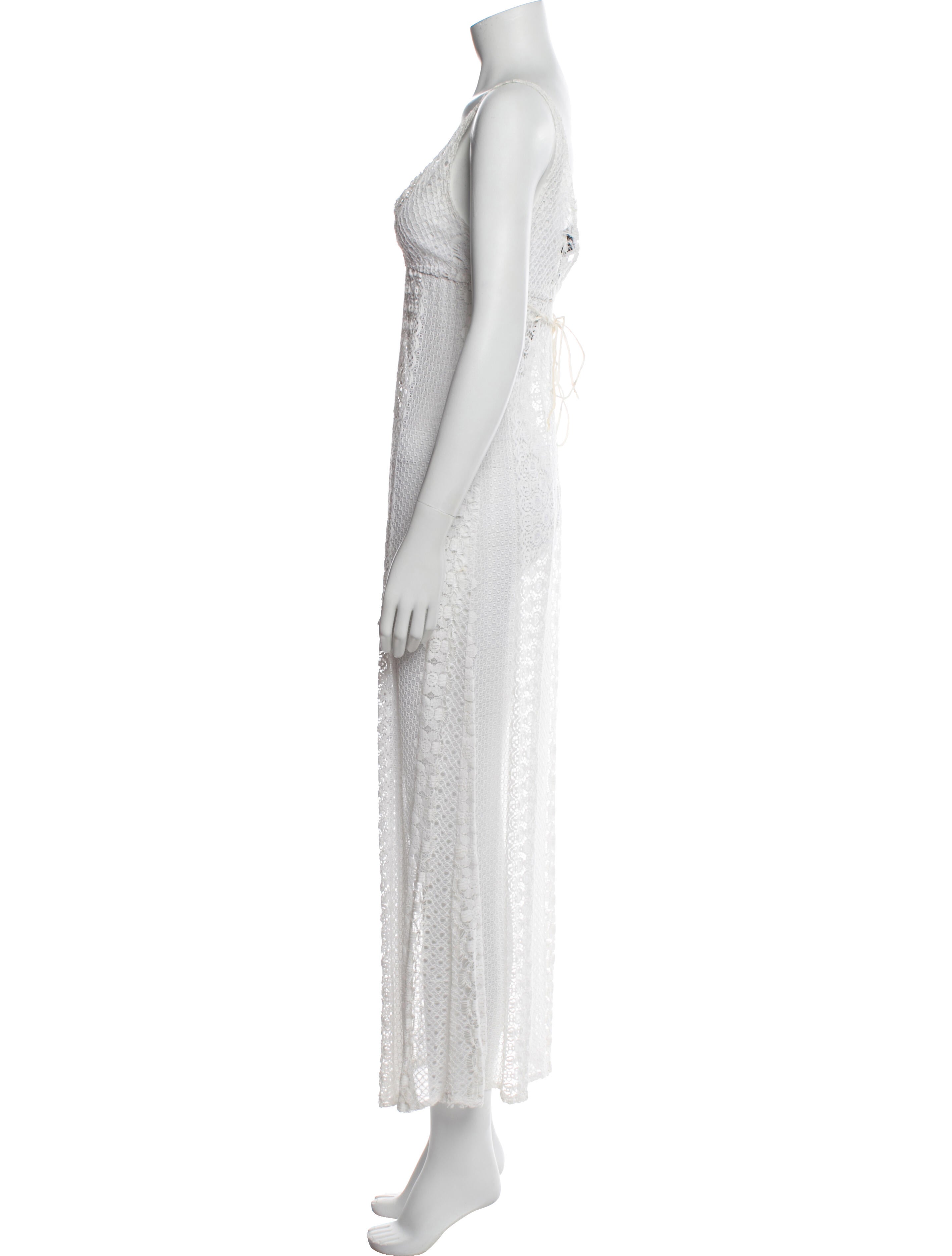 Miguelina V-Neck Long Dress