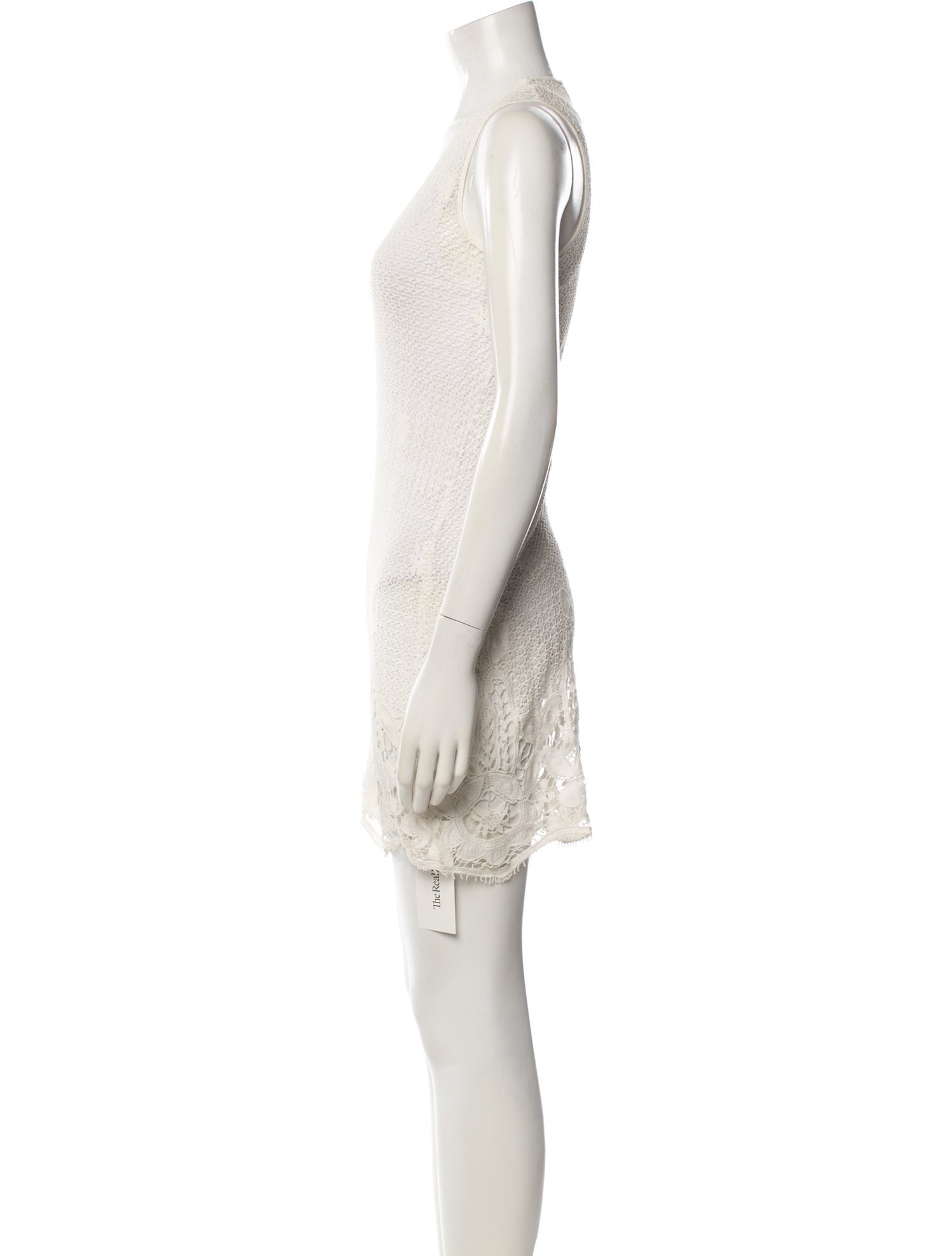 Miguelina Scoop Neck Mini Dress