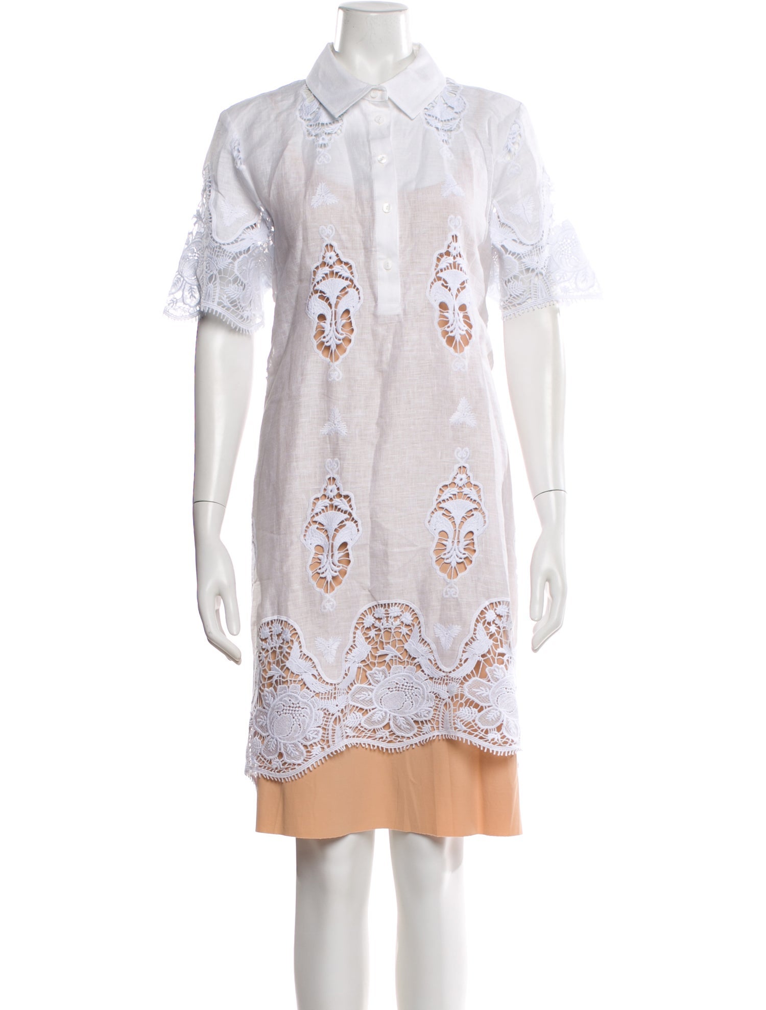 Miguelina Linen Mini Dress w/ Tags