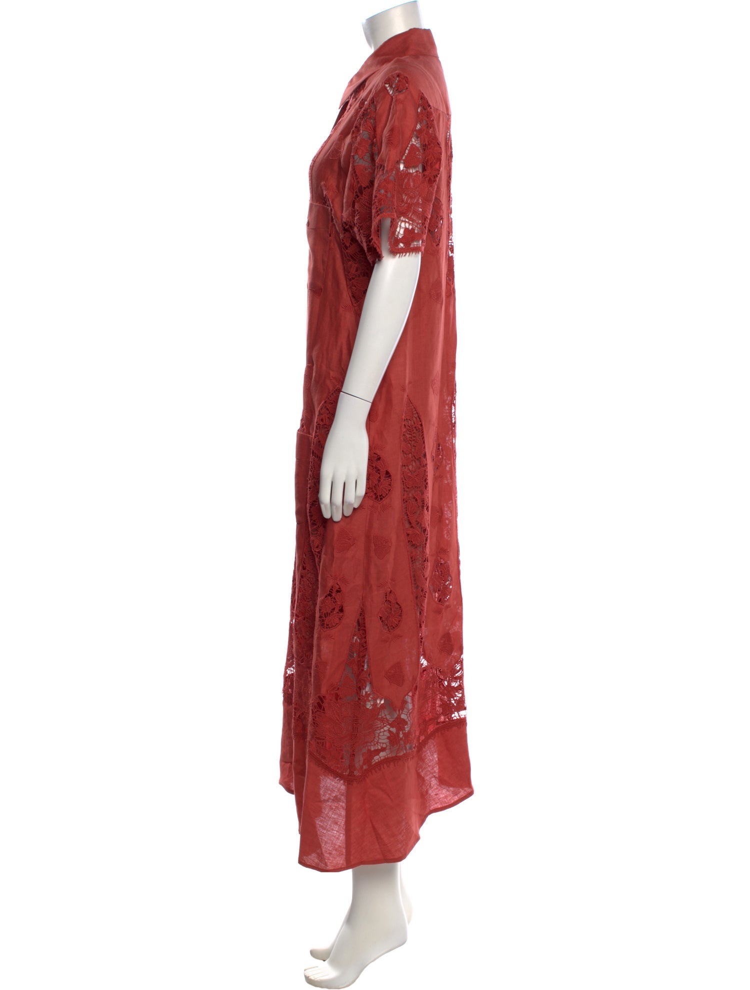 Miguelina Linen Long Dress