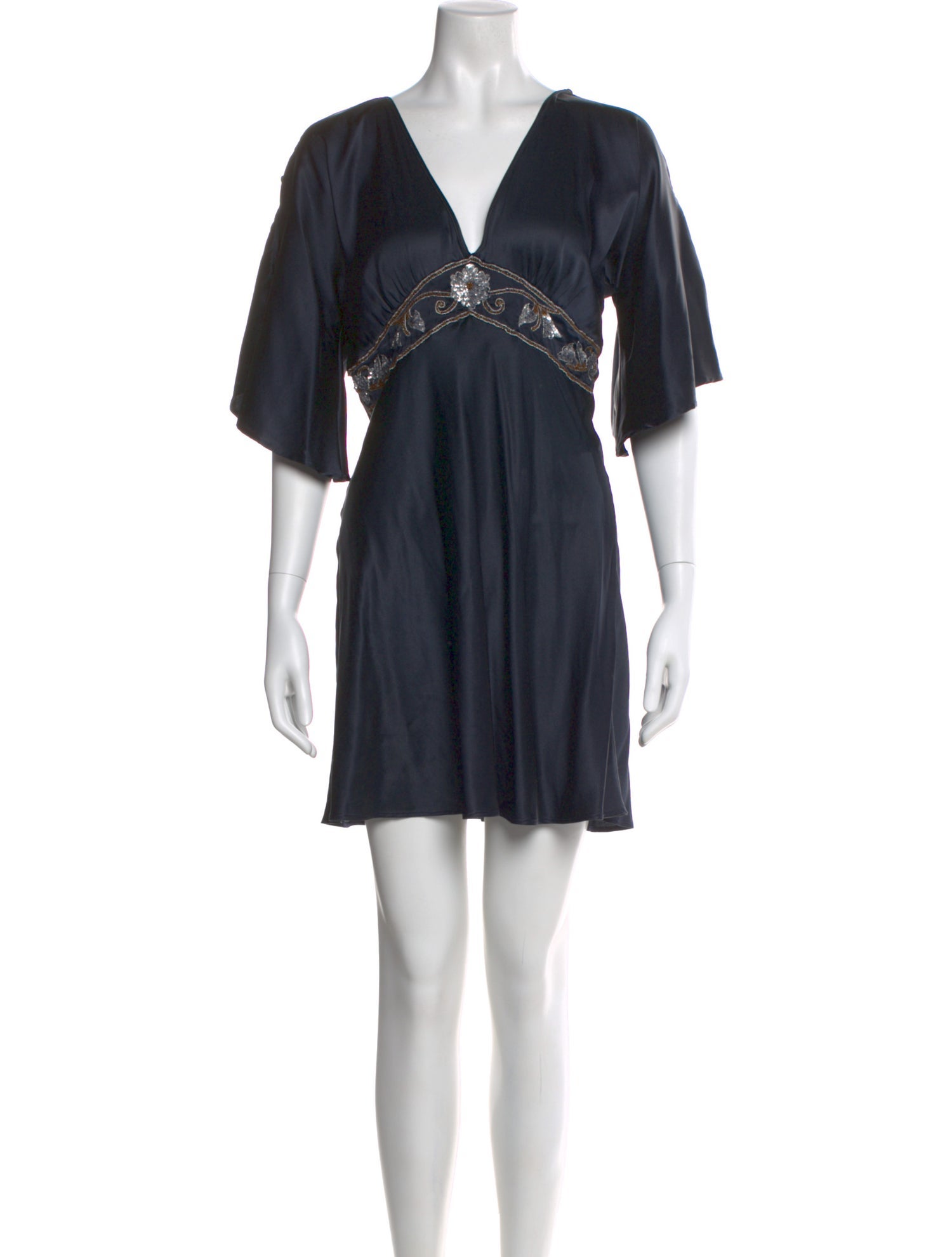 Miguelina Silk Mini Dress