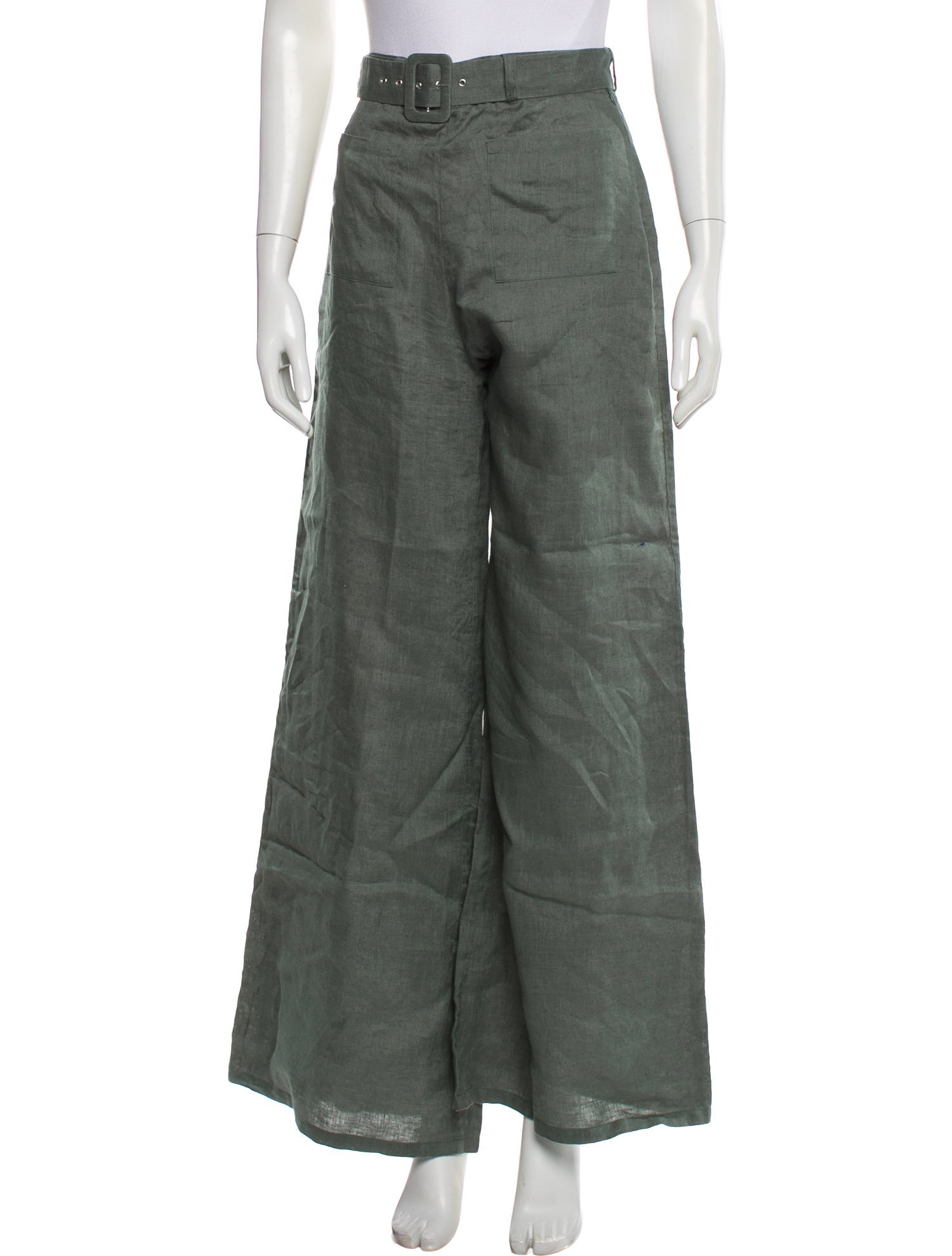 Miguelina Linen Wide Leg Pants