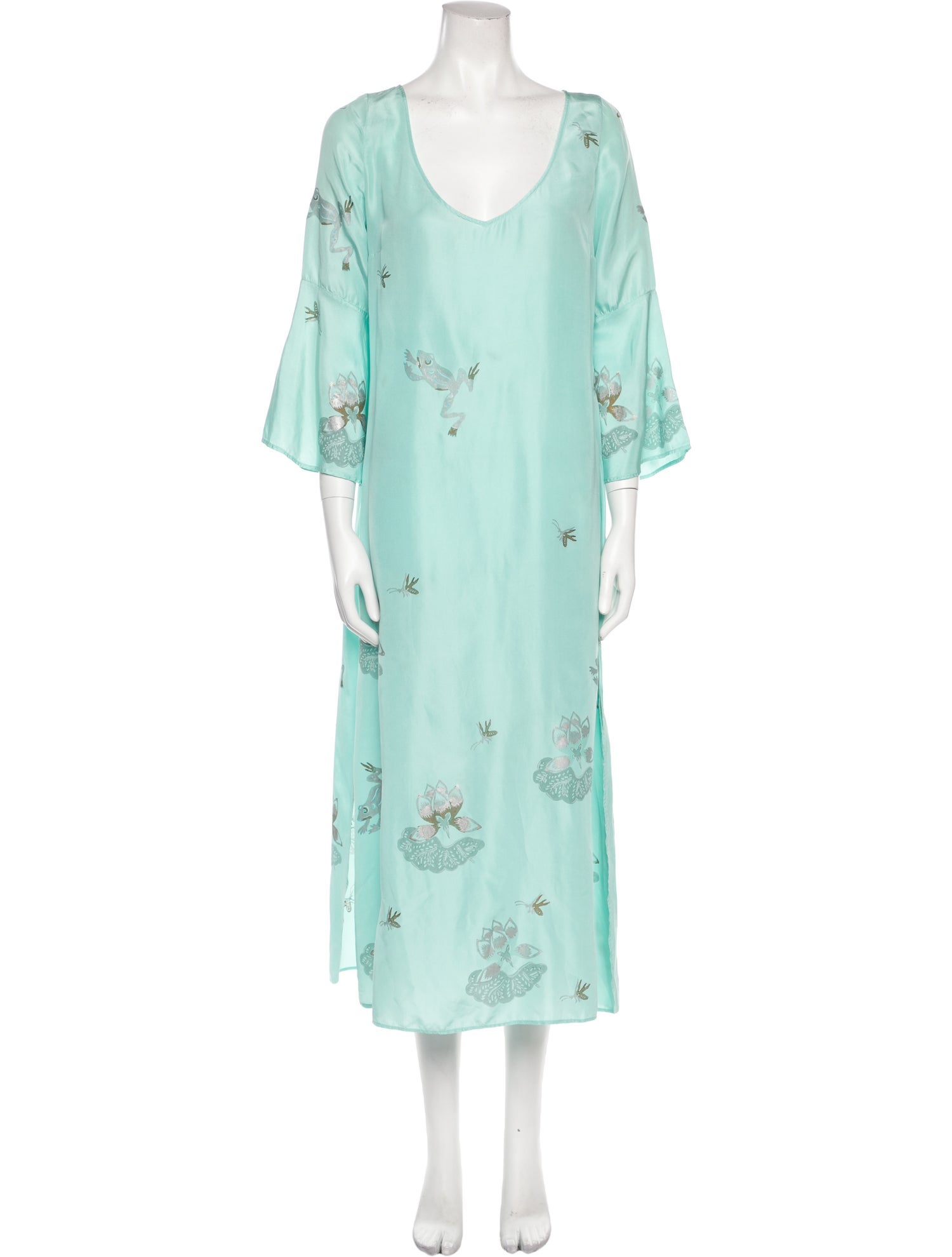 Muriel Brandolini Silk Long Dress