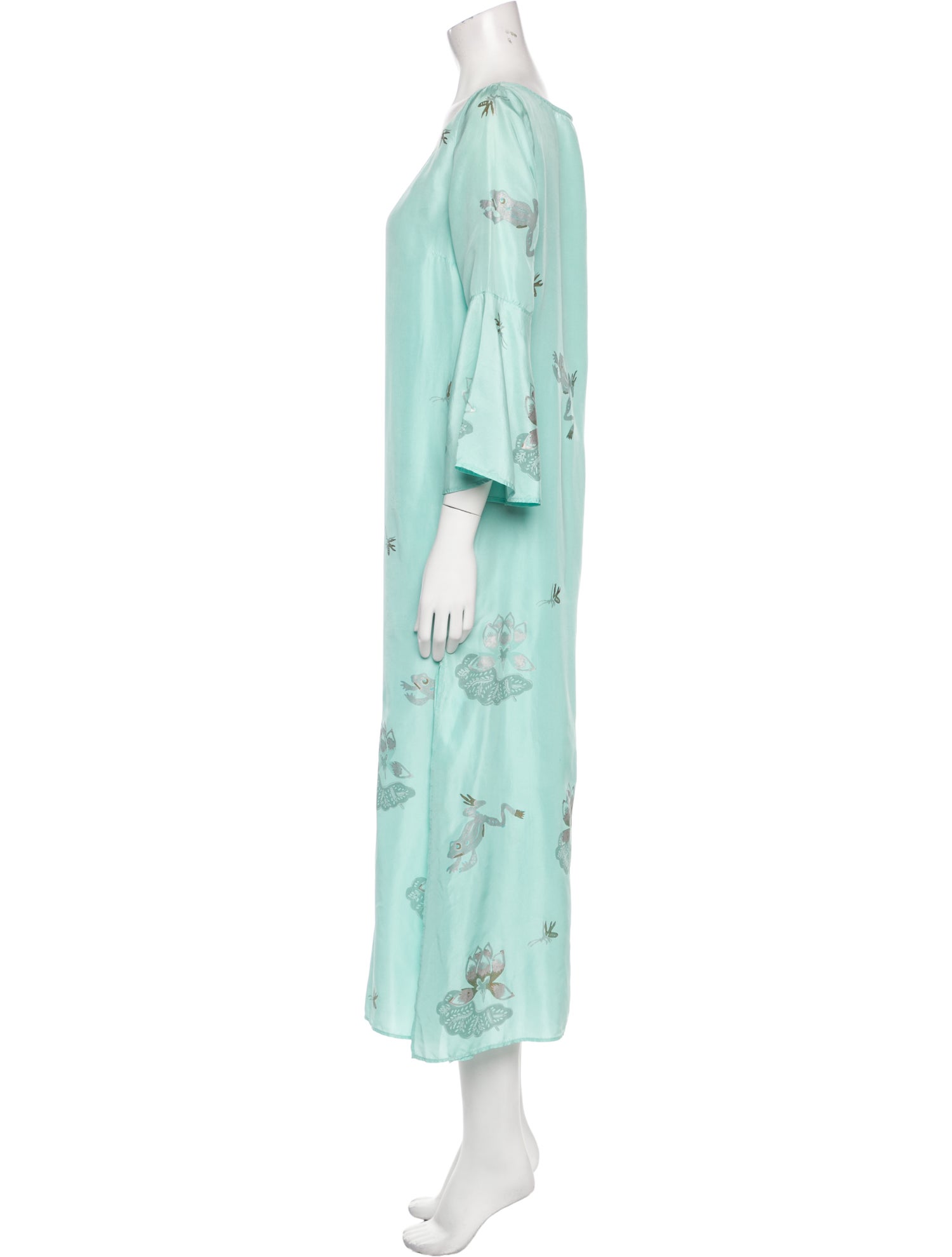 Muriel Brandolini Silk Long Dress