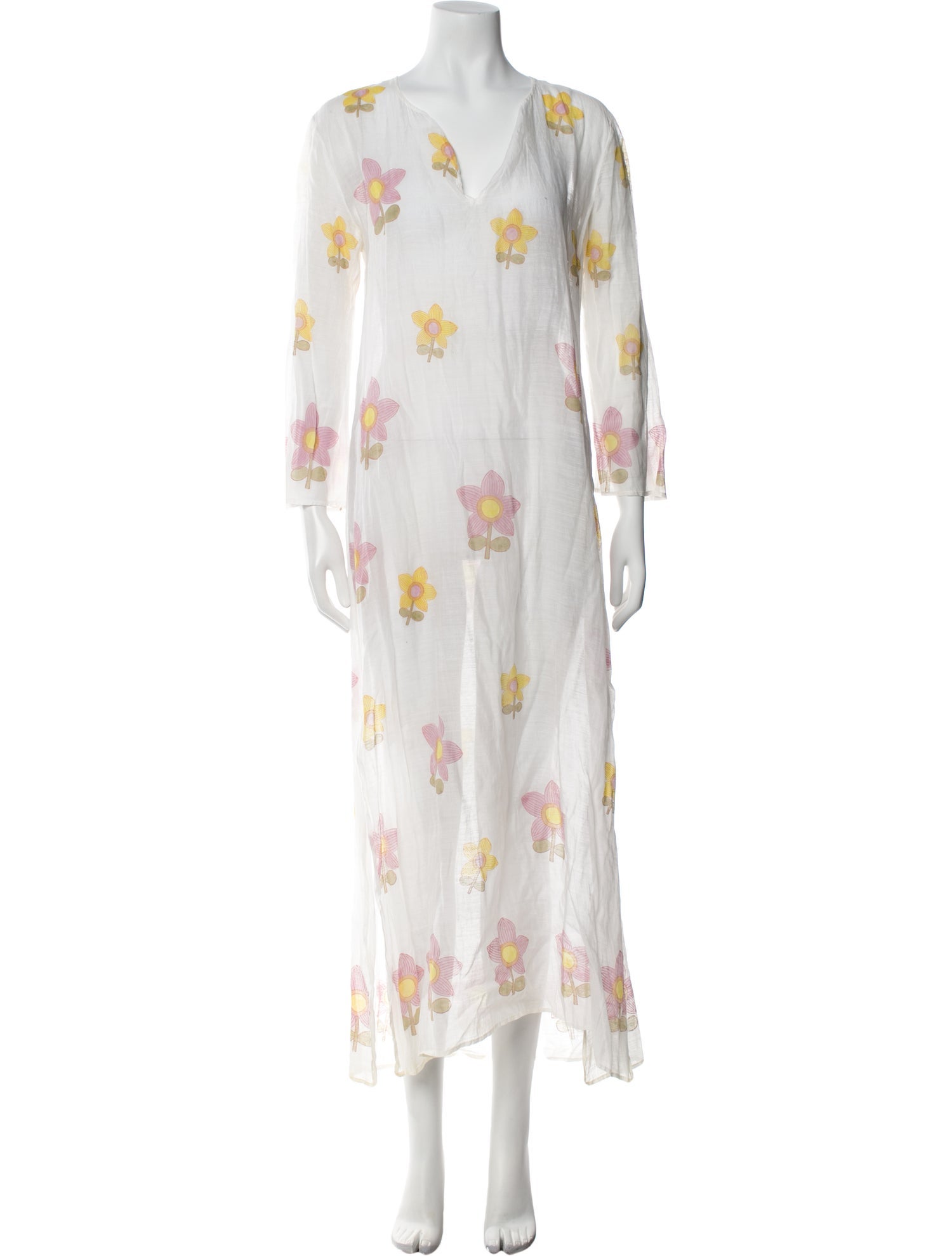 Muriel Brandolini Floral Print Long Dress