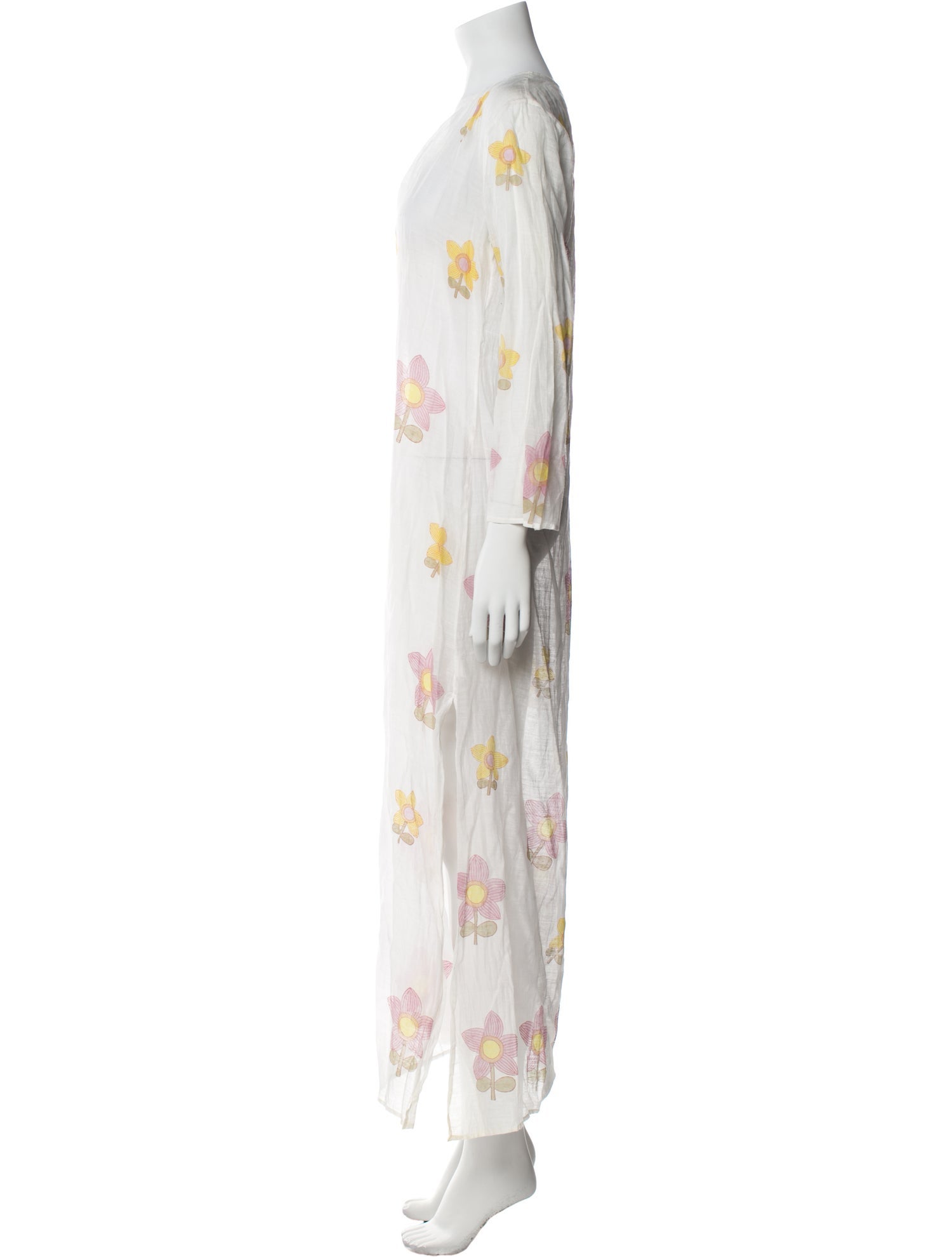 Muriel Brandolini Floral Print Long Dress