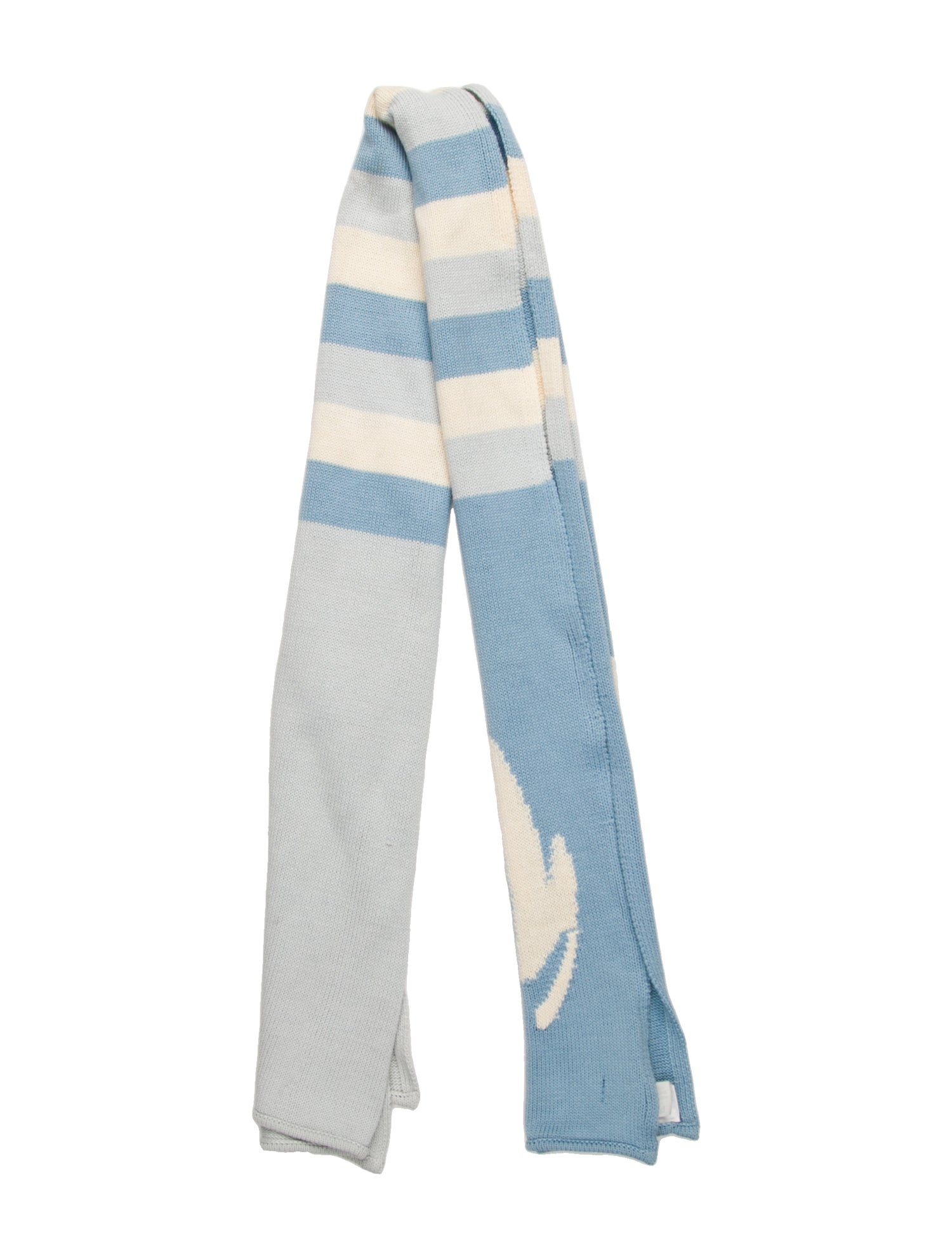 Mugler Trade Mark Striped Scarf