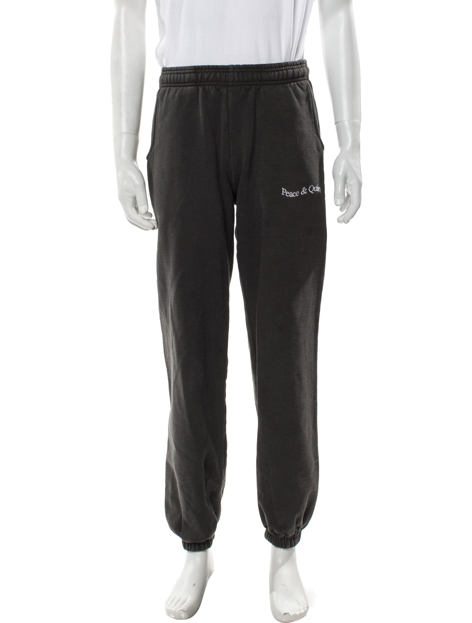 Museum Of Peace & Quiet Embroidered Accent Lounge Bottoms