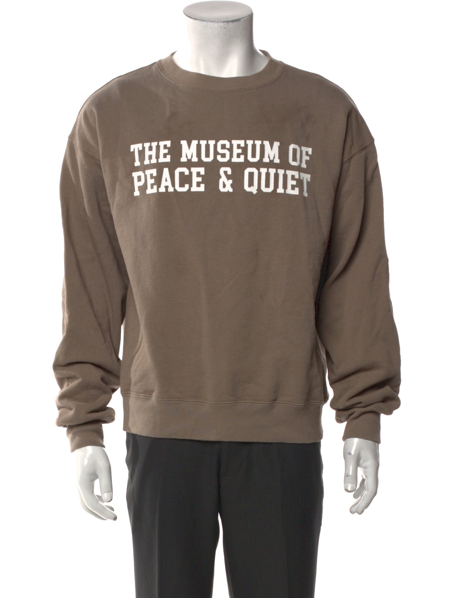 Museum Of Peace & Quiet Graphic Print Crew Neck Sweatshirt