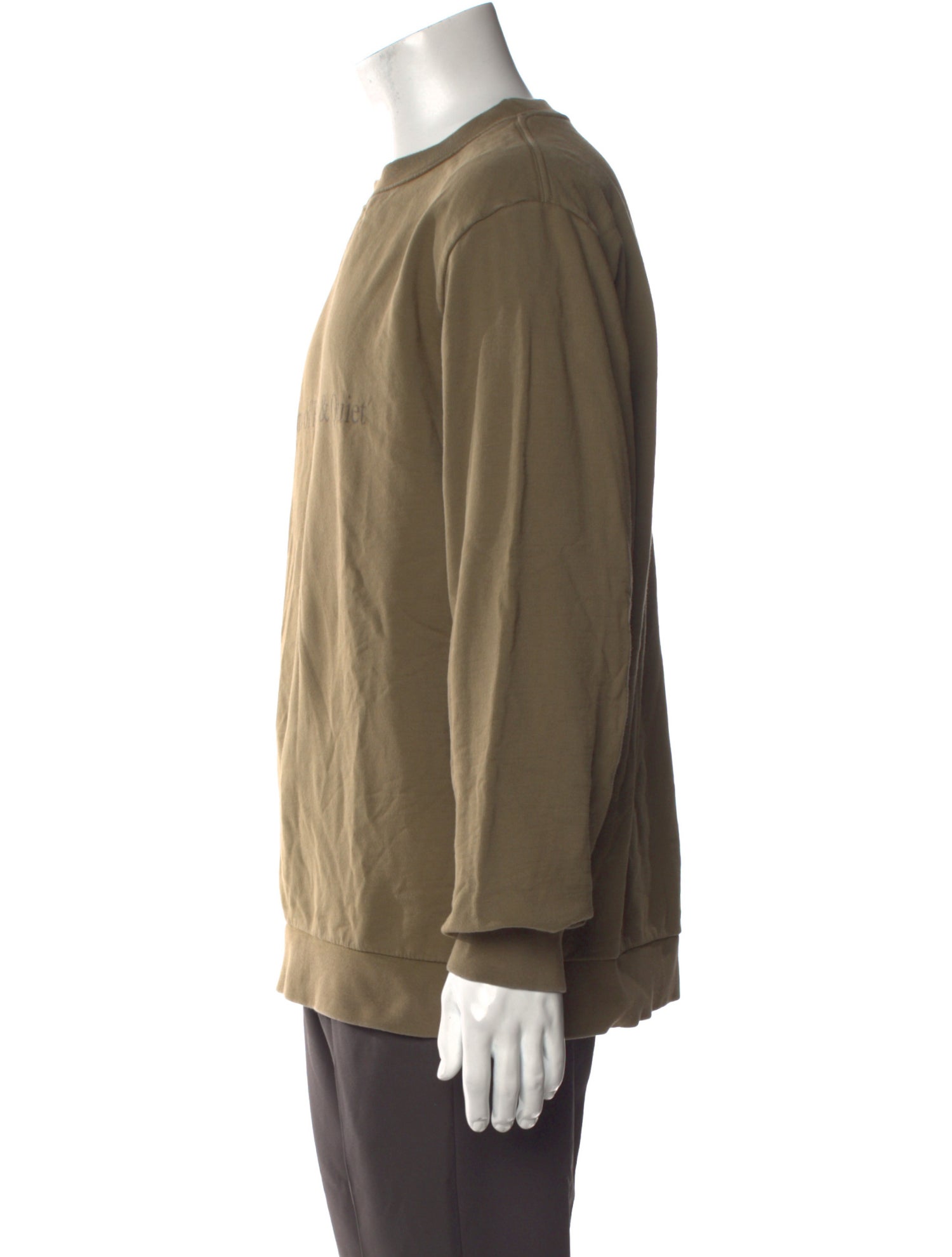 Museum Of Peace & Quiet Crew Neck Long Sleeve Sweatshirt