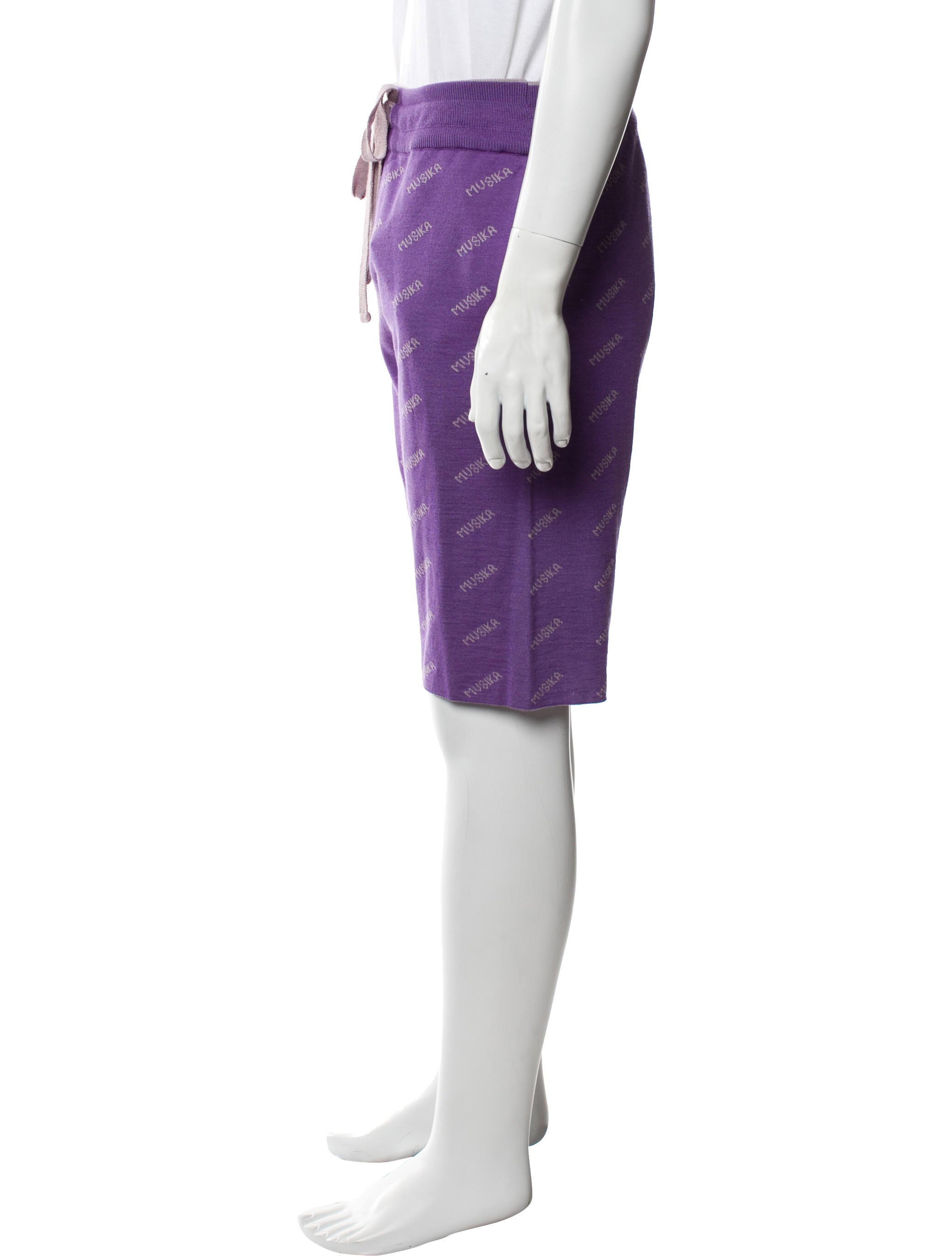 MUSIKA Printed Jogger Shorts