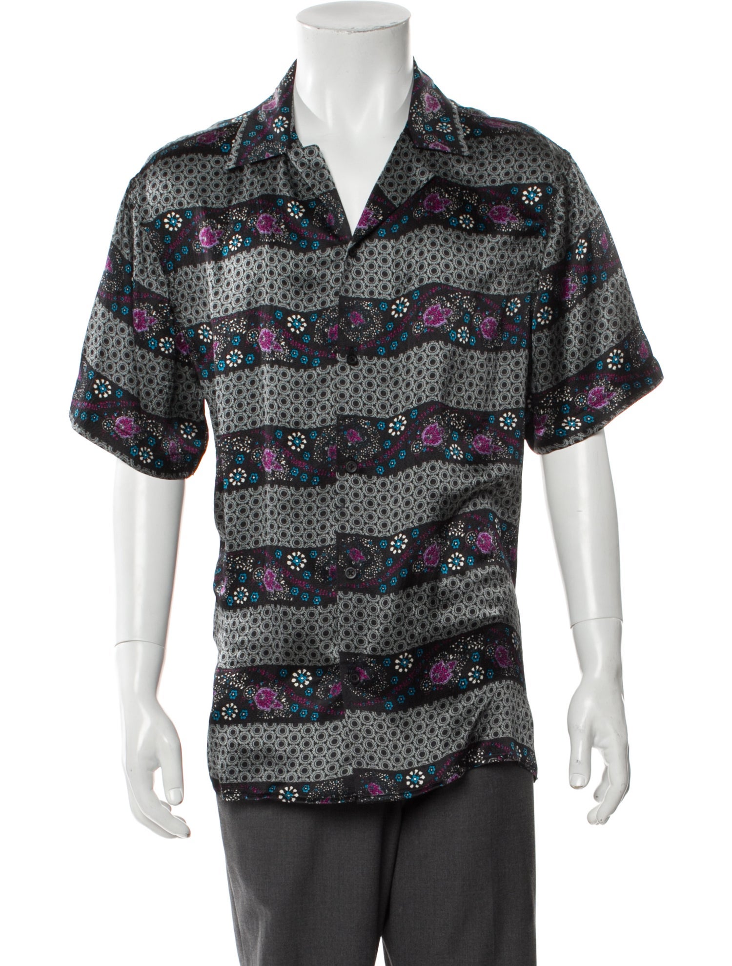 MUSIKA Silk Printed Shirt