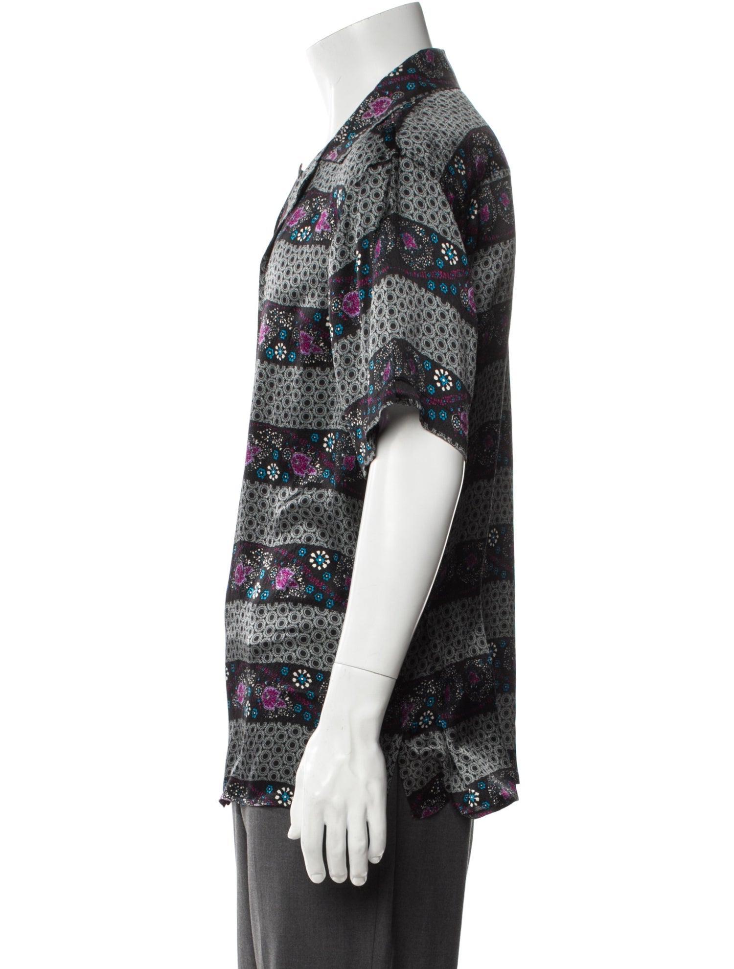 MUSIKA Silk Printed Shirt