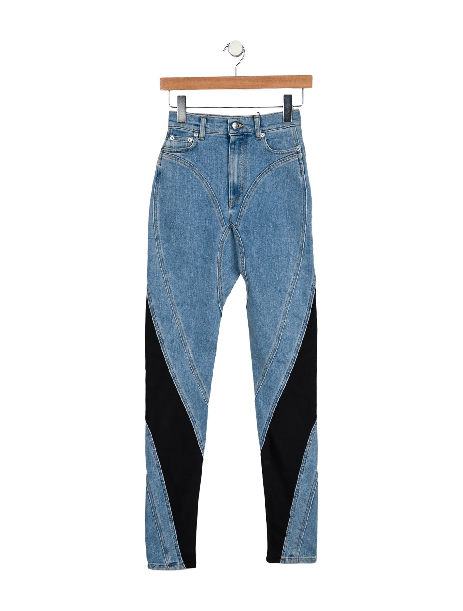Mugler x H&M Mid-Rise Skinny Leg Jeans w/ Tags