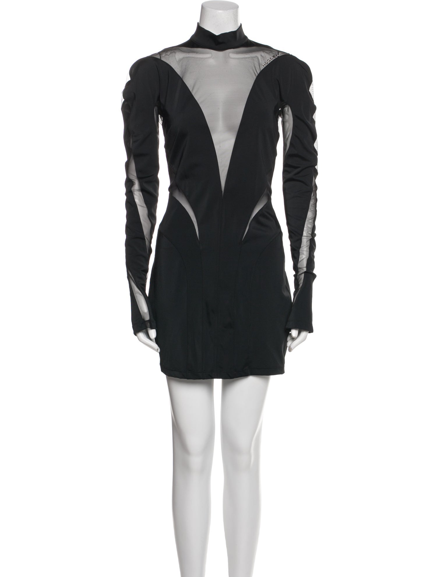 Mugler x H&M Mock Neck Mini Dress