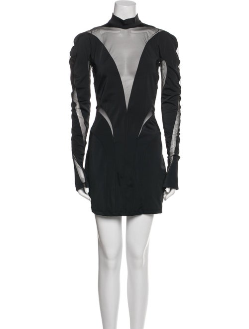 Mugler x H&M Mock Neck Mini Dress