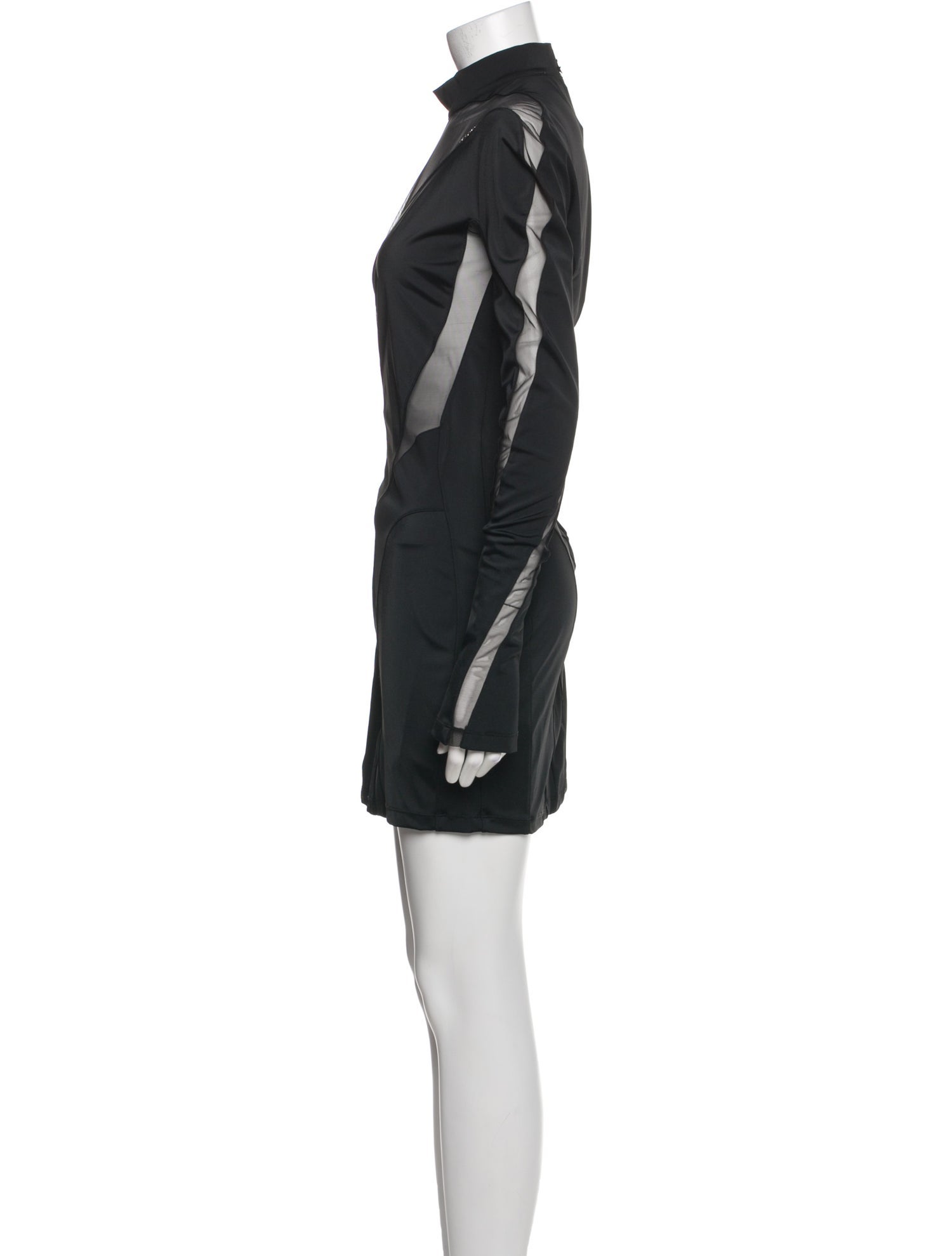 Mugler x H&M Mock Neck Mini Dress