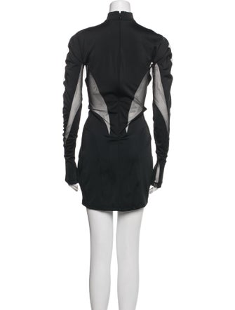 Mugler x H&M Mock Neck Mini Dress