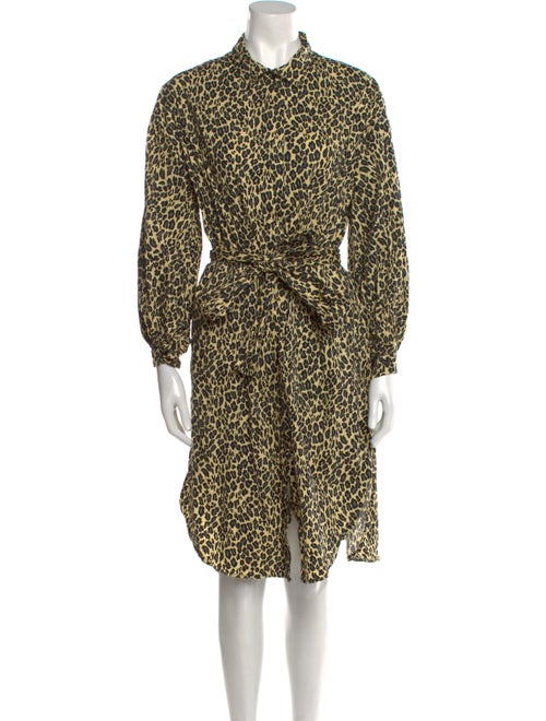 Munthe Animal Print Knee-Length Dress