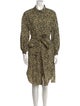 Munthe Animal Print Knee-Length Dress
