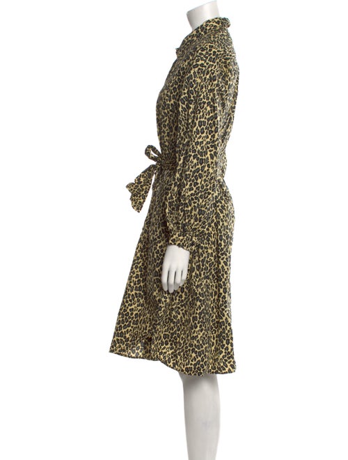 Munthe Animal Print Knee-Length Dress