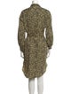 Munthe Animal Print Knee-Length Dress