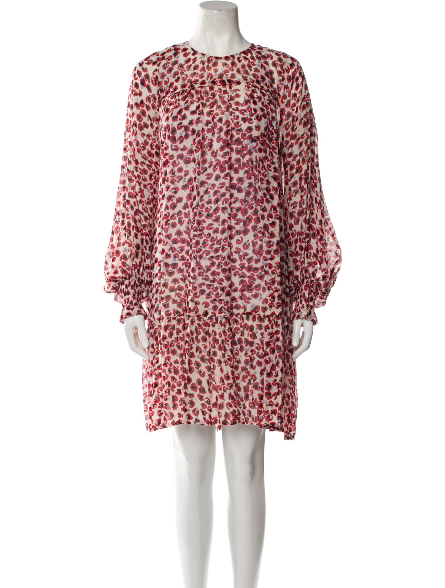 Munthe Animal Print Knee-Length Dress