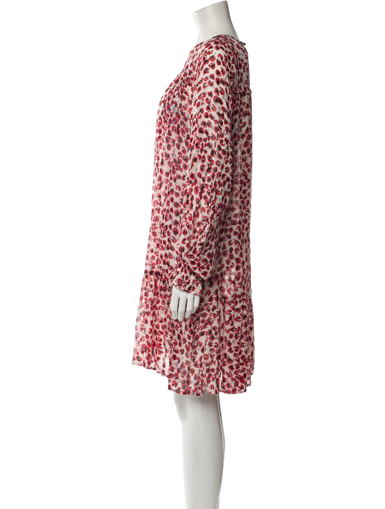 Munthe Animal Print Knee-Length Dress