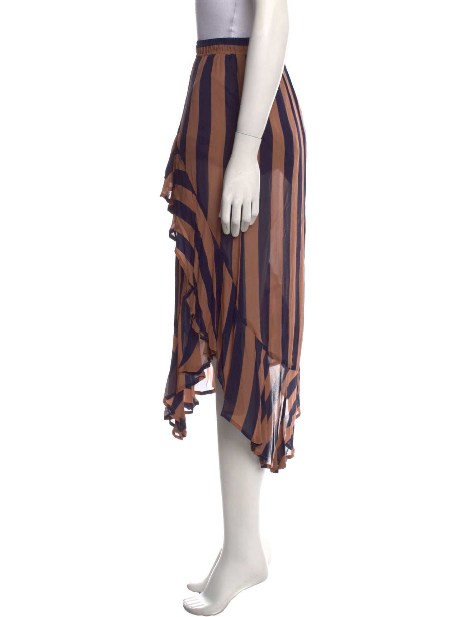 Munthe Striped Midi Length Skirt w/ Tags