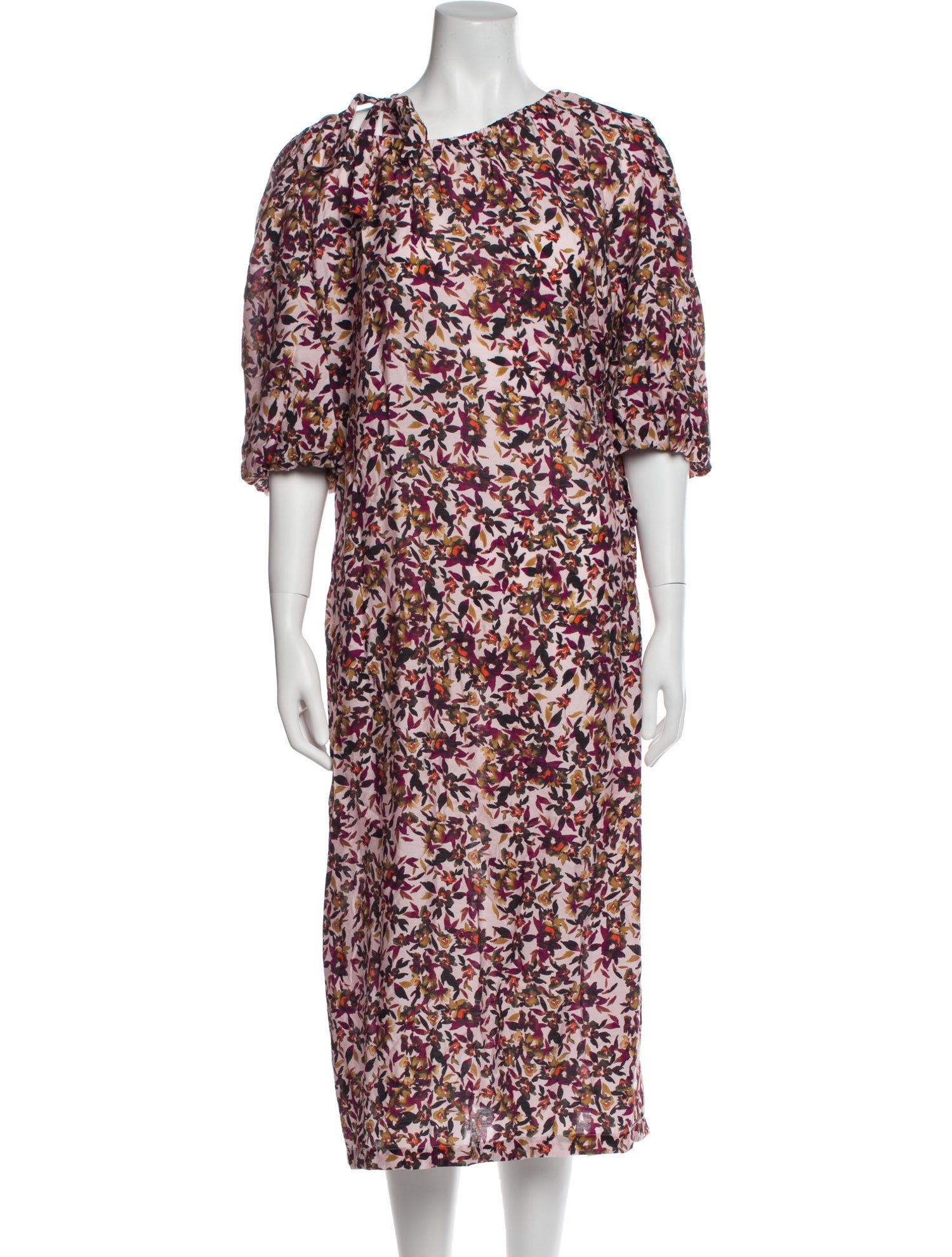 Munthe Floral Print Midi Length Dress