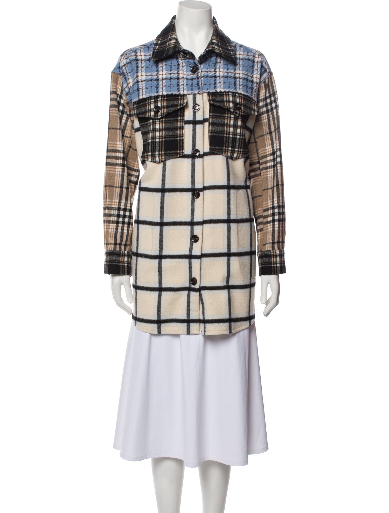 Munthe Plaid Print Jacket