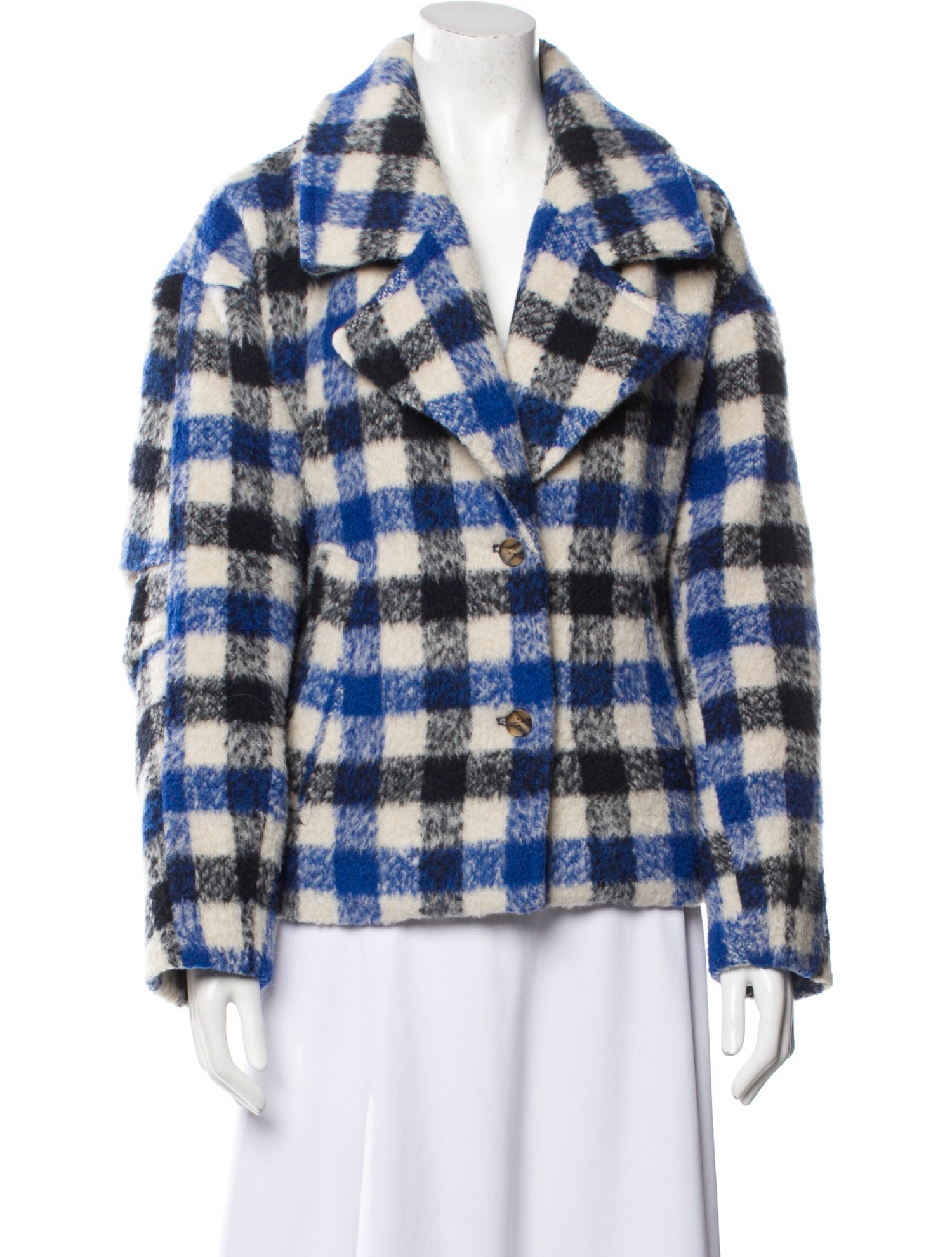 Munthe Plaid Print Jacket