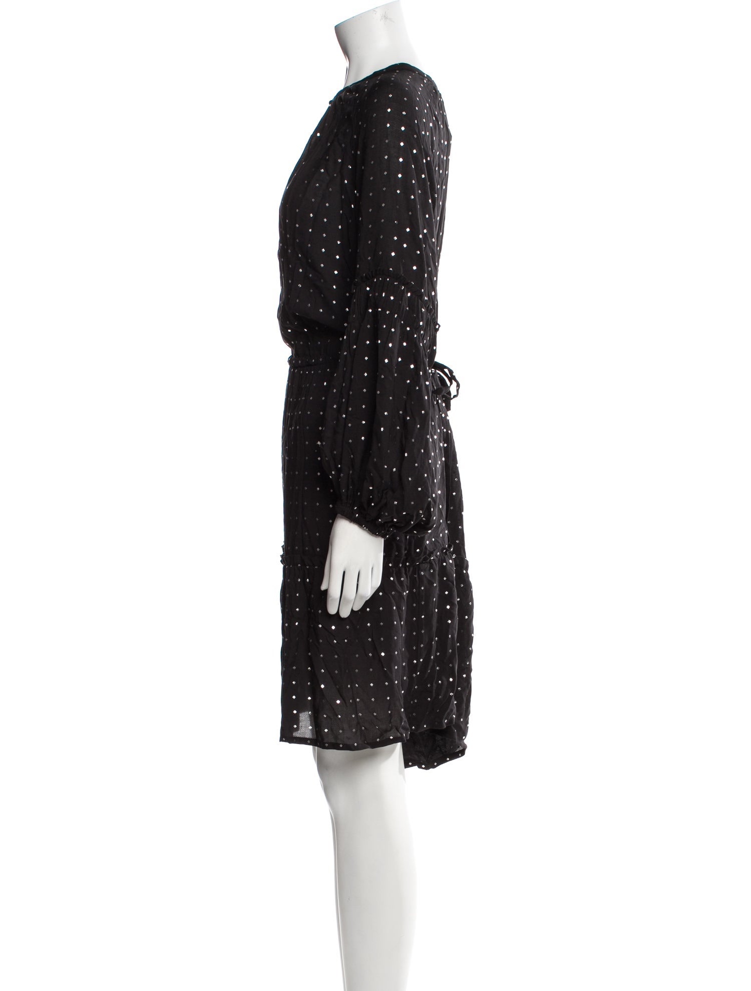 Munthe Polka Dot Print Knee-Length Dress