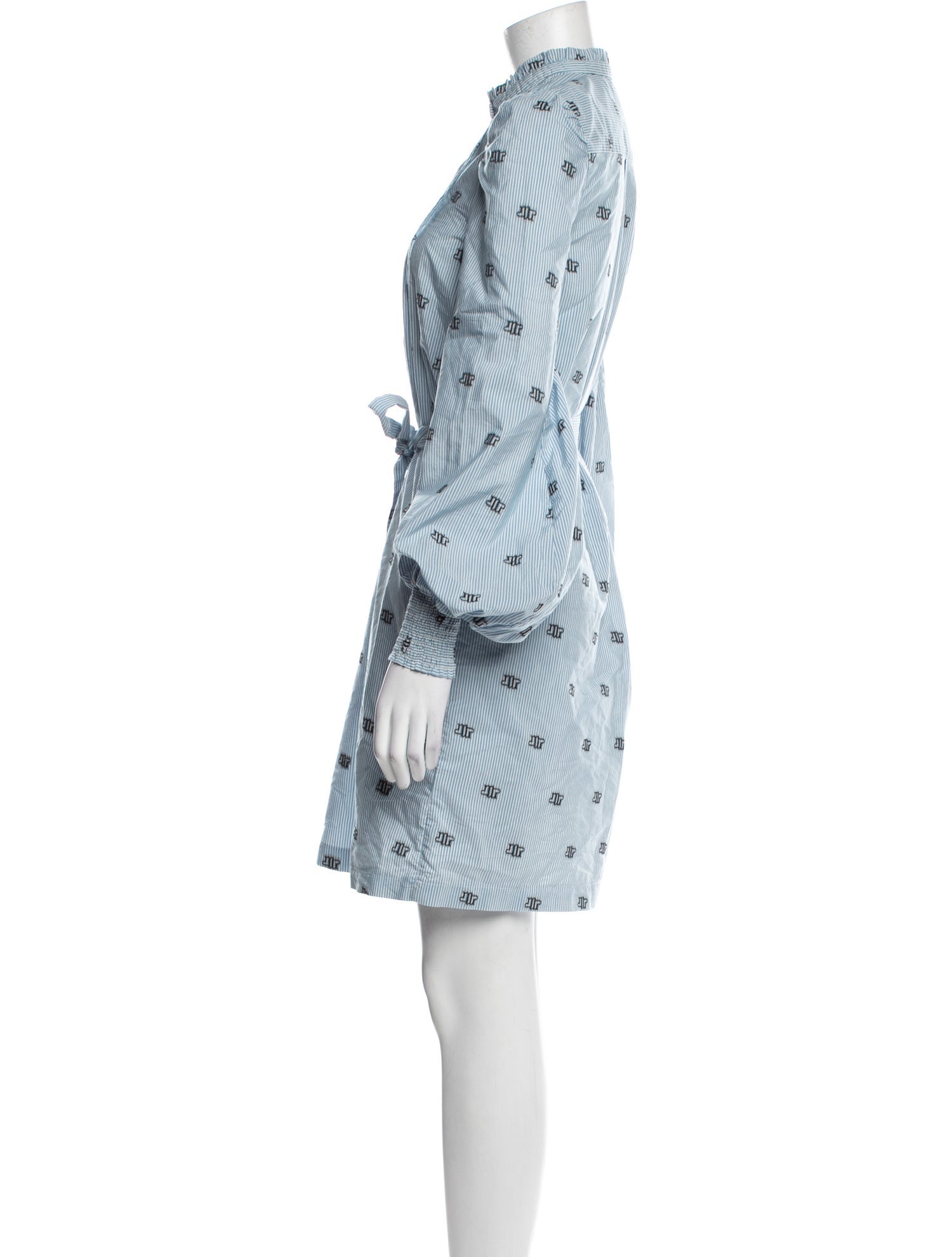 Munthe Mock Neck Knee-Length Dress