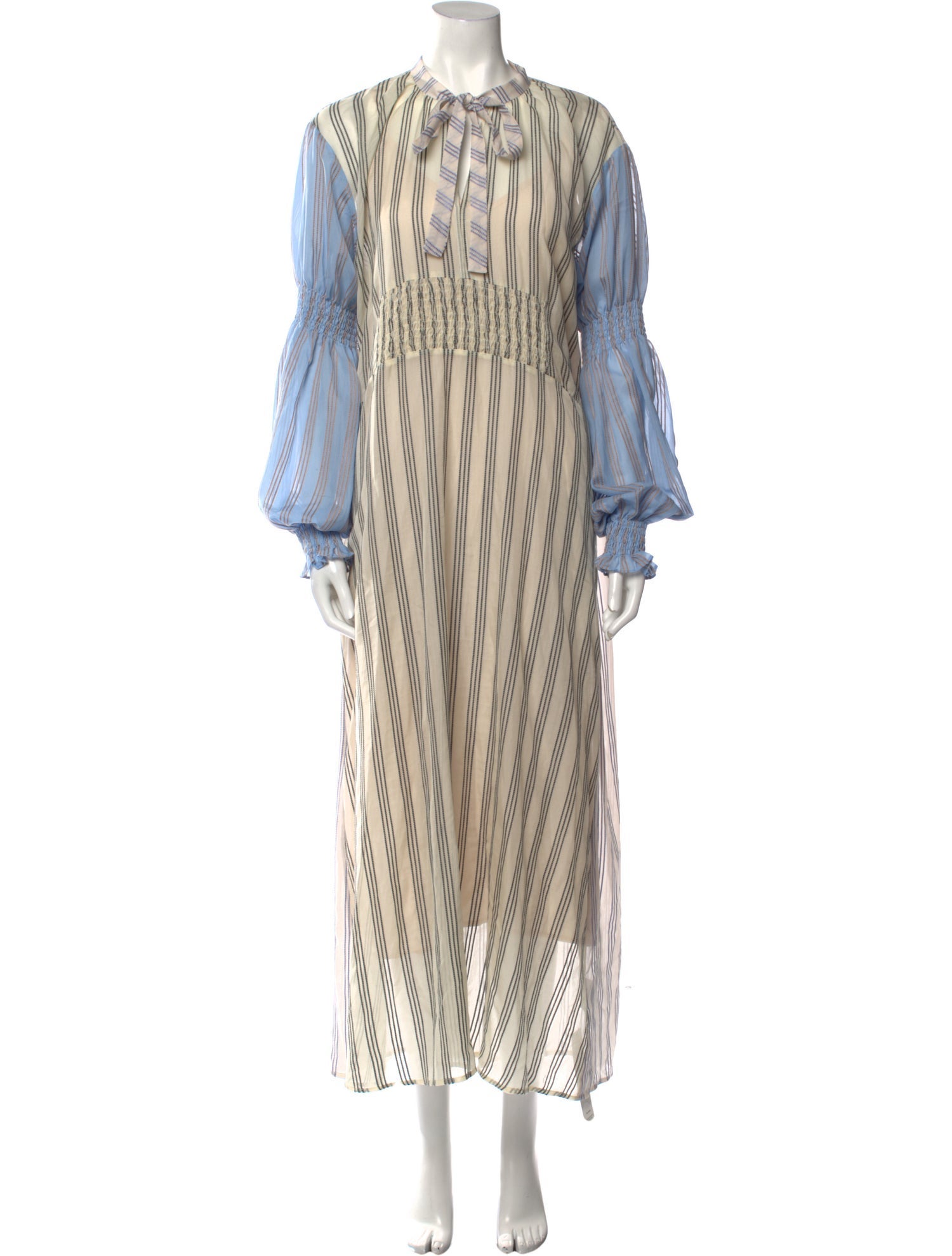Munthe Striped Long Dress w/ Tags