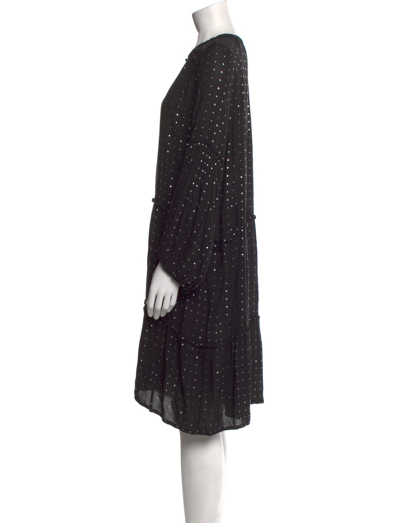 Munthe Crew Neck Knee-Length Dress