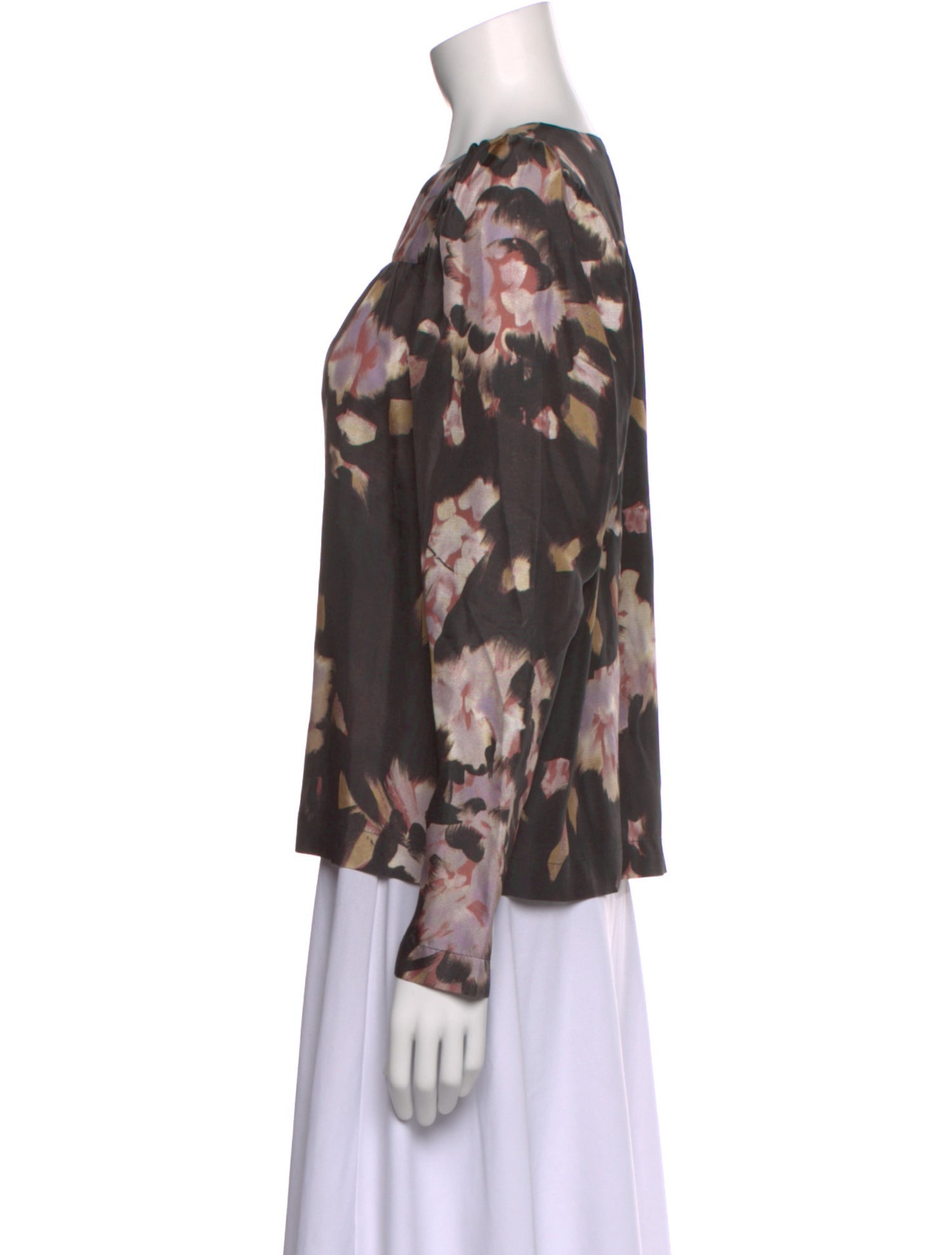 Munthe Silk Floral Print Blouse