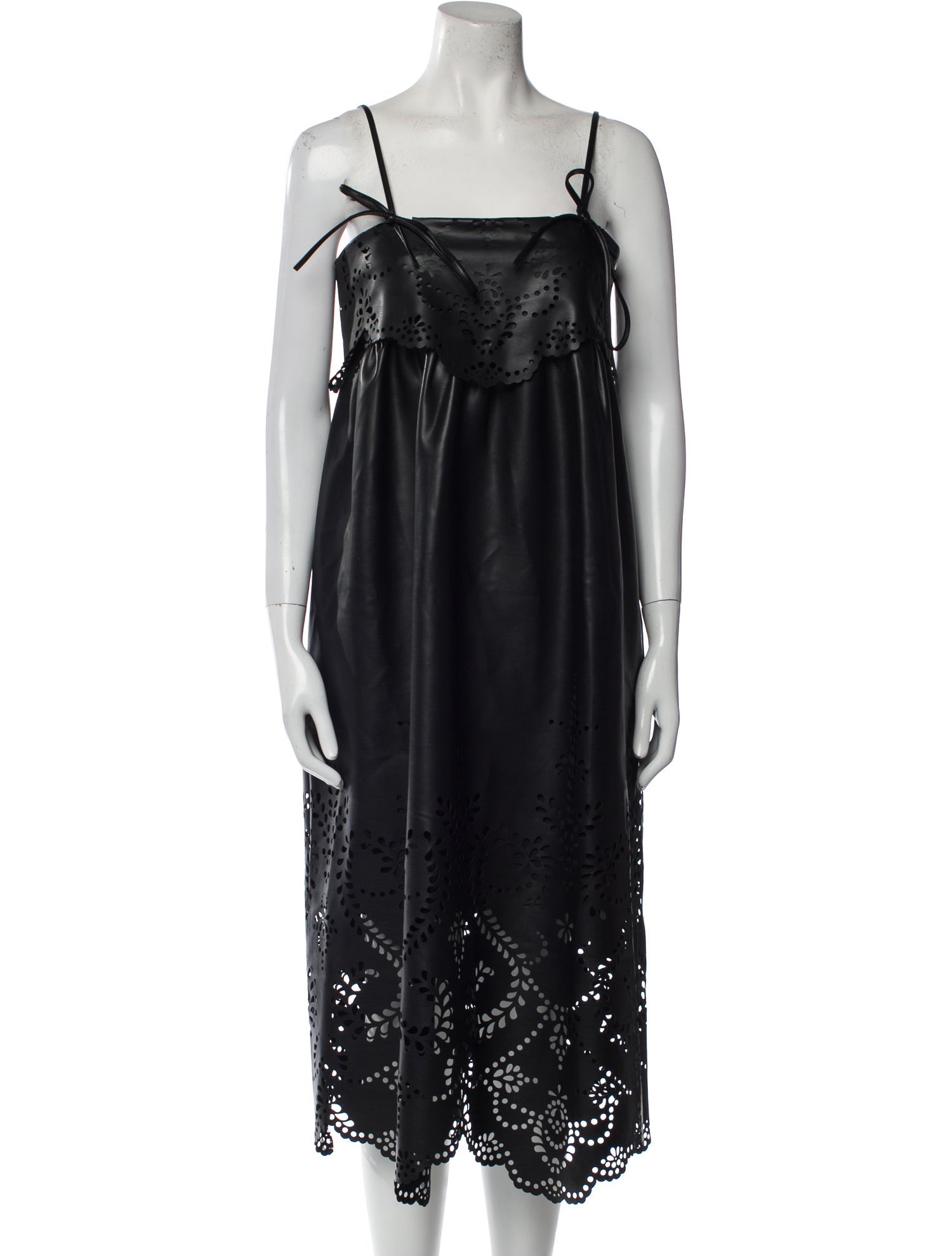 Munthe Square Neckline Midi Length Dress