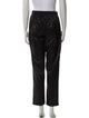 Munthe Polka Dot Print Fringe Trim Accent Sweatpants