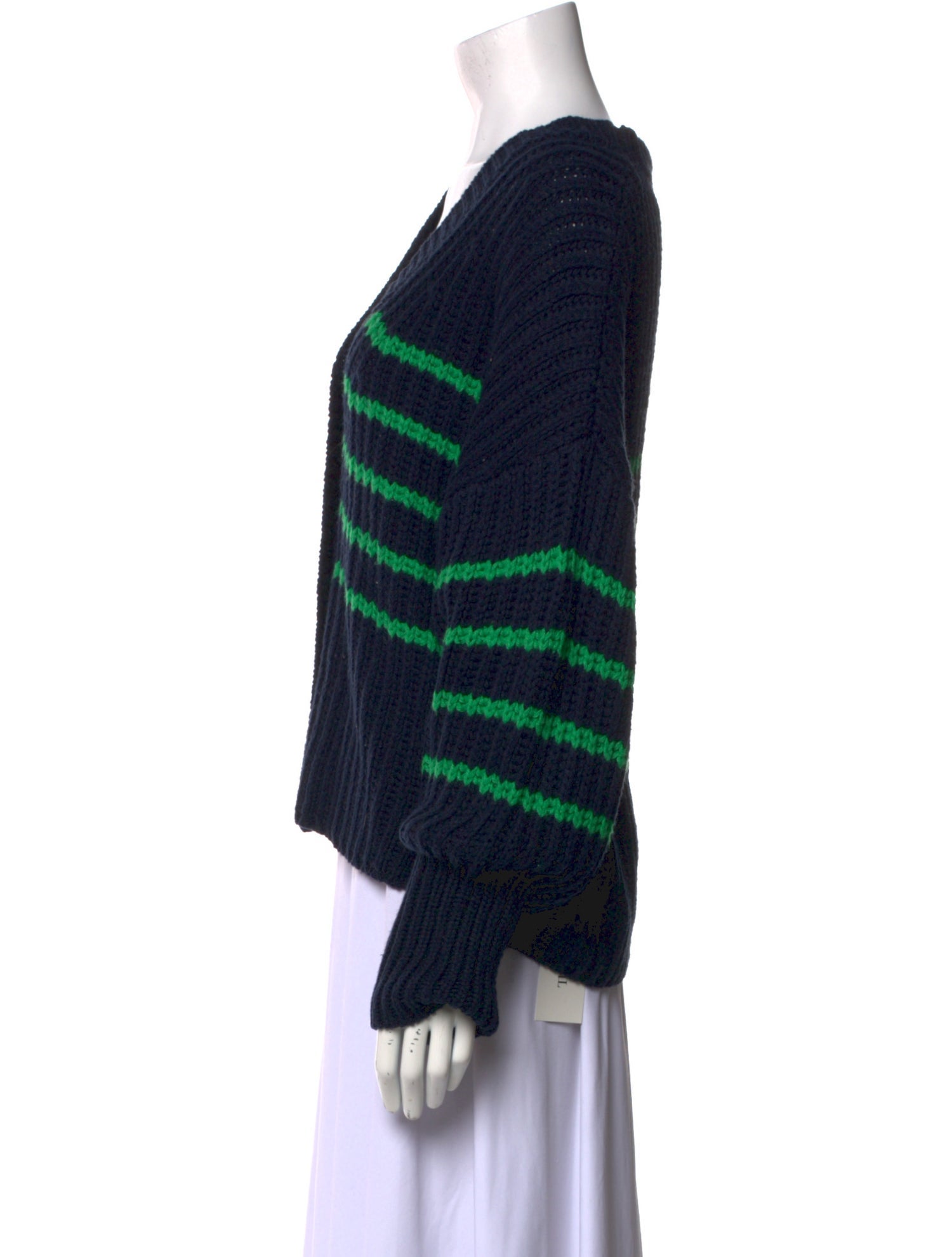 Munthe Striped V-Neck Sweater