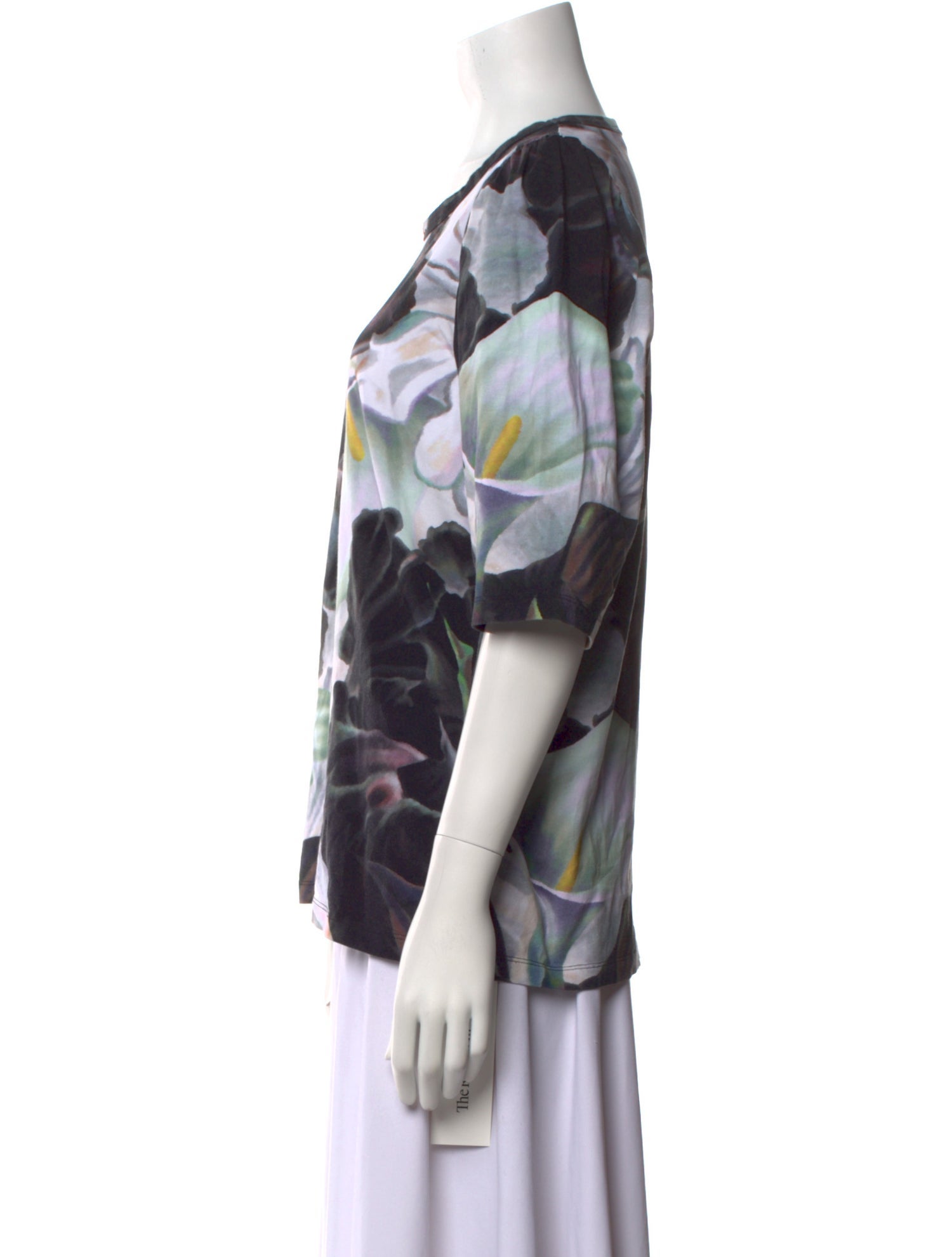 Munthe Printed Bateau Neckline Blouse