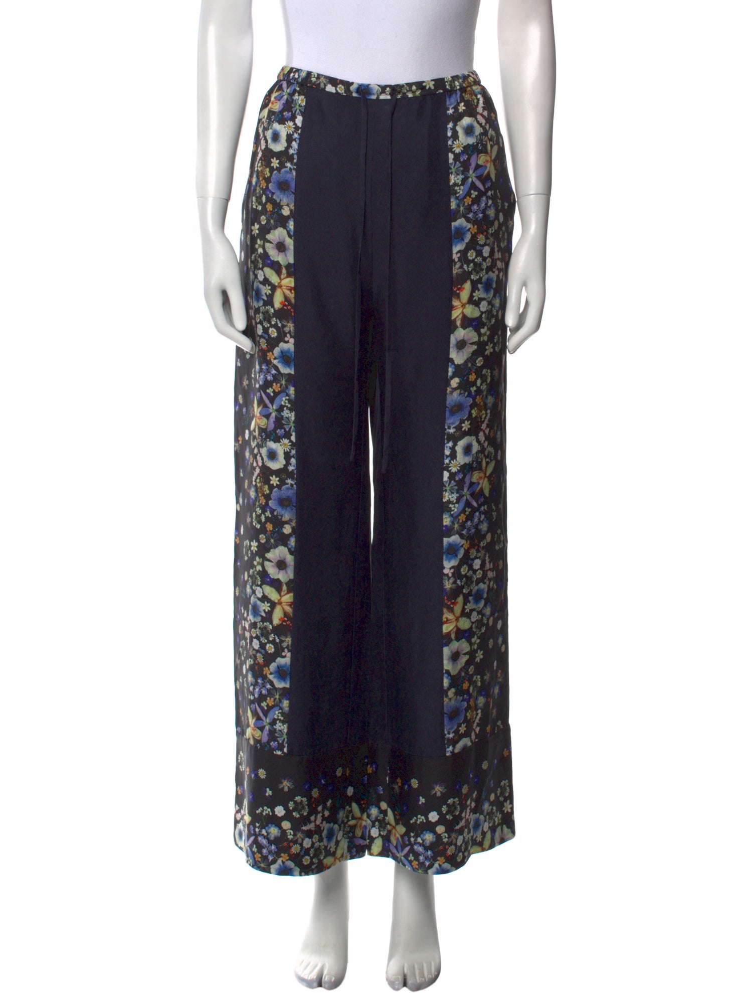 Munthe Silk Wide Leg Pants