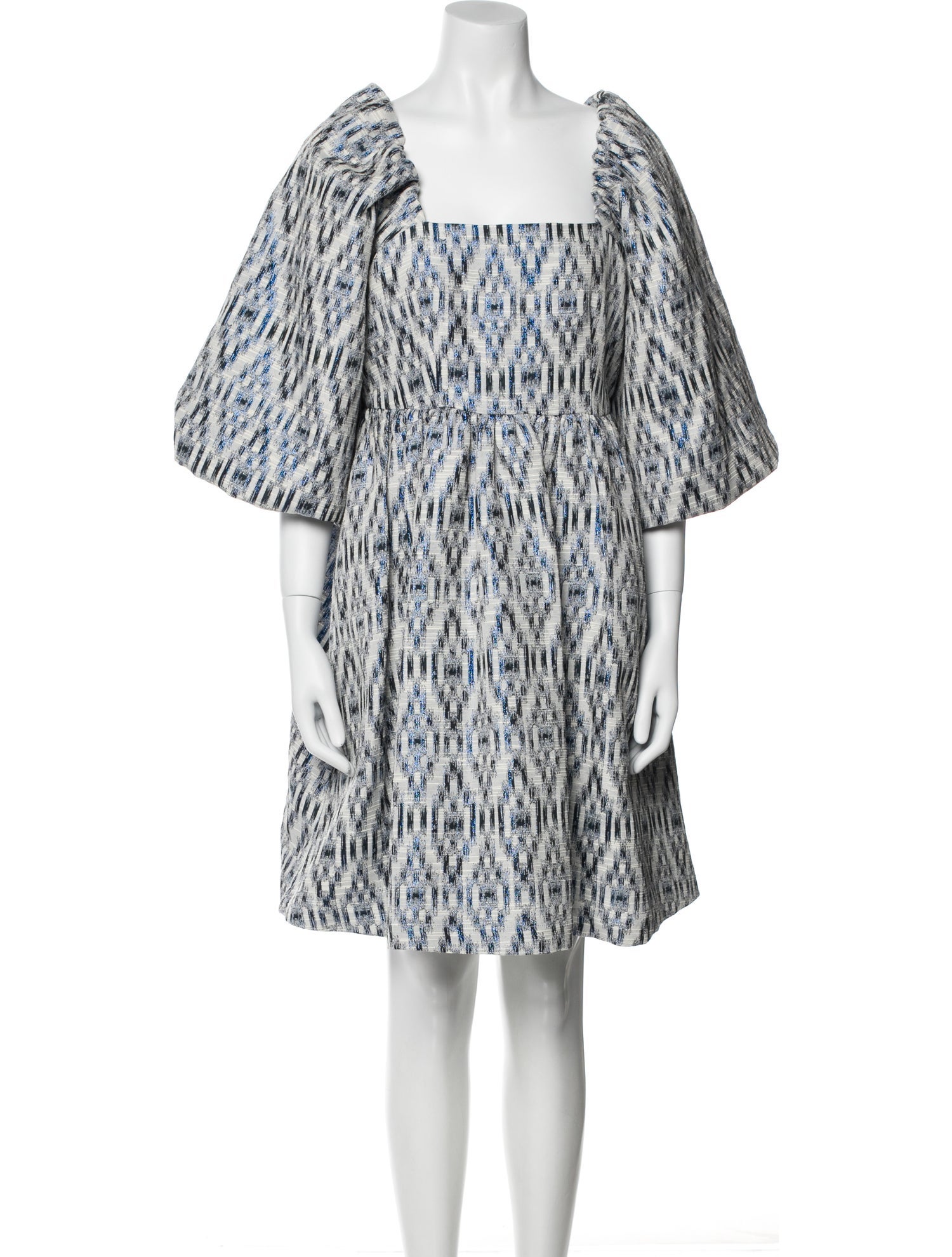 Munthe Printed Knee-Length Dress