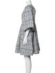 Munthe Printed Knee-Length Dress