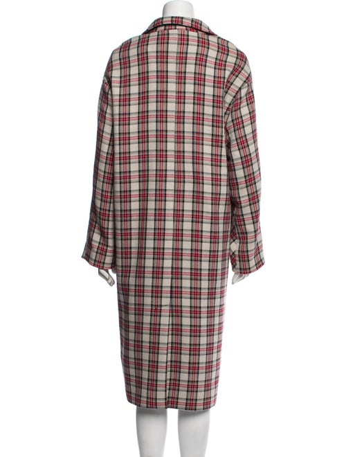 Munthe Plaid Print Coat