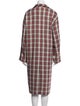 Munthe Plaid Print Coat