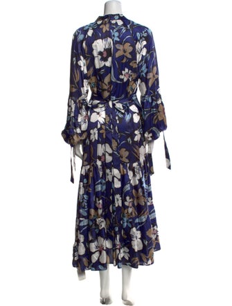 Munthe Floral Print Long Dress